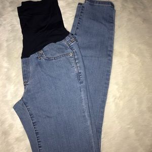 GAP Maternity Skinny Jeans Size 26 Full Bellyband